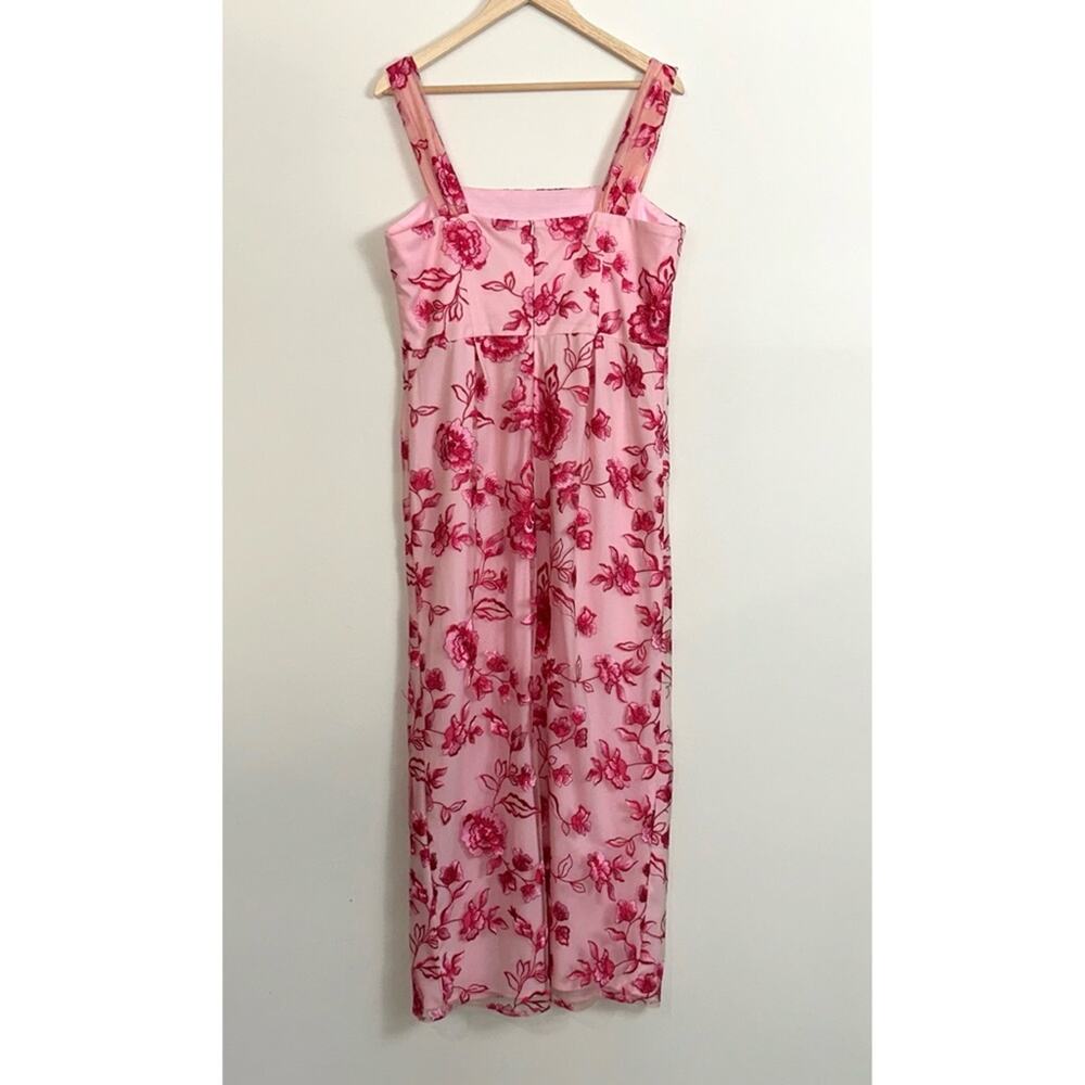 JS COLLECTIONS Julieta Ankle Sundress Gown in Rose Shadow/ Magenta - Picture 7 of 13